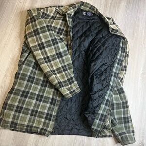 Men’s Williams Bay Full Zip Heavyweight Plaid Shirt‎ Jacket Sz 3XT